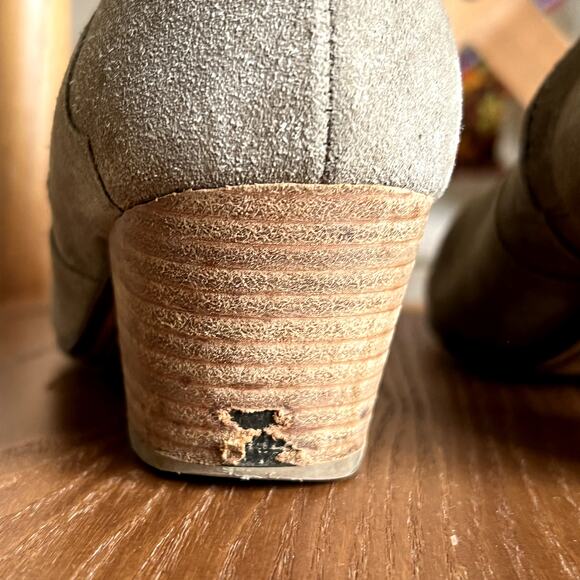 Isabel Marant Dicker Suede Ankle Boots Booties Size 36 Tan Western - Picture 8 of 10